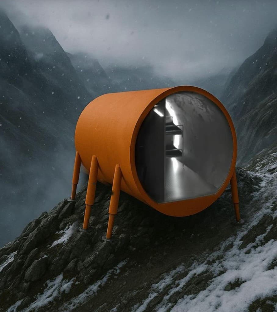 PEAK 8000 — Escape Pod on the ridge